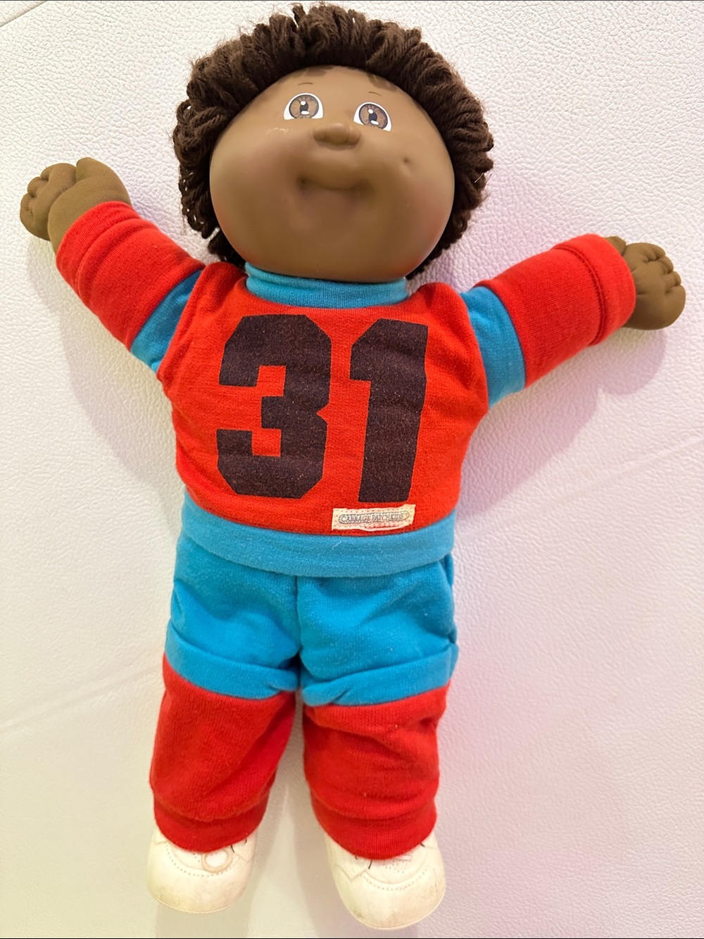 Genuine rare nostalgic boy Cabbage Patch Kid with shoes